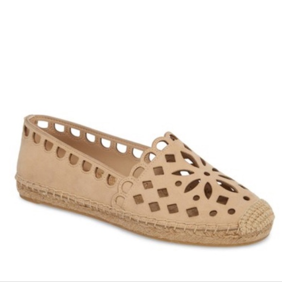 tory burch may perforated espadrille flat